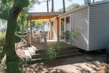 Mietunterkunft - Confort - Mobil-Home Dune 30M² - 2 Chambres 4/6 Pers. - Camping Côté Plage