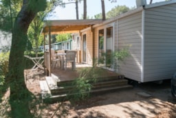 Location - Confort - Mobil-Home Dune 30M² - 2 Chambres - Camping Côté Plage