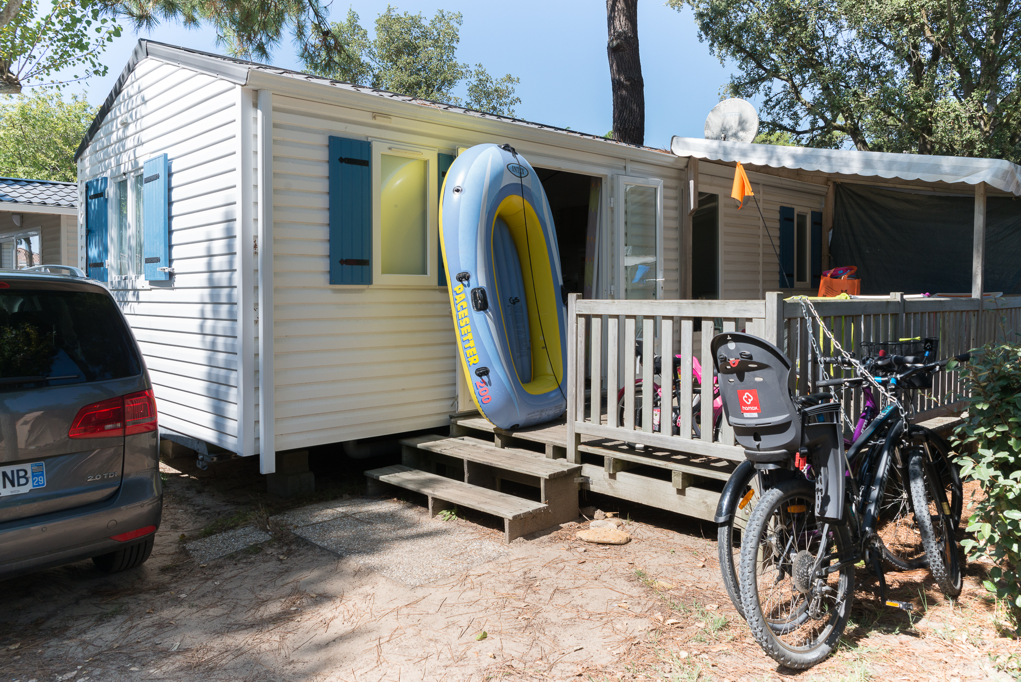 Location - Eco - Mobil-Home Cordova 30 M² - 2 Chambres - Camping Le Côté Plage