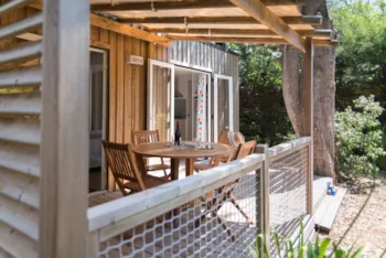 Mietunterkunft - Mobilheim Embruns  33 M² - 3 Zimmer + Überdachte Terrasse - Camping Côté Plage