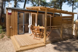 Location - Confort - Mobil-Home Vanilla 24M² - 1 Chambre 2/3 Pers. - Camping Côté Plage