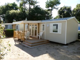 Location - Confort - Mobilhome Magdalena 28 M² - 3 Chambres - Camping Côté Plage