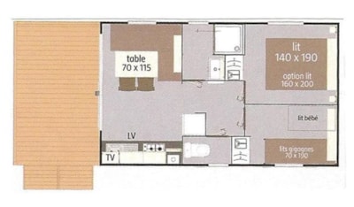 COMFORT - Mobilhome Ludisia  24 m² - 2 bedrooms — 7