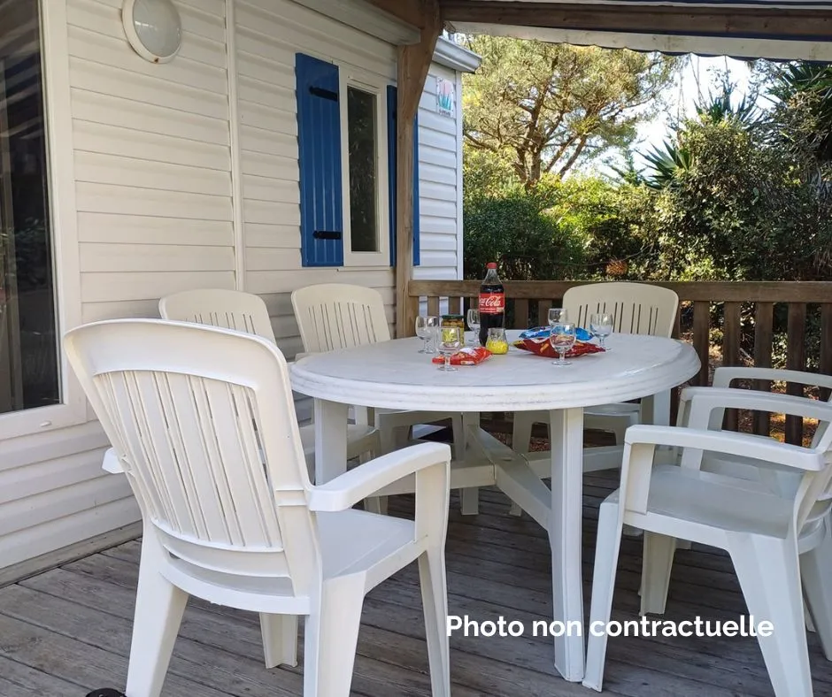 Location - Eco - Mobil-Home Cordova 30 M² - 2 Chambres - Camping Côté Plage