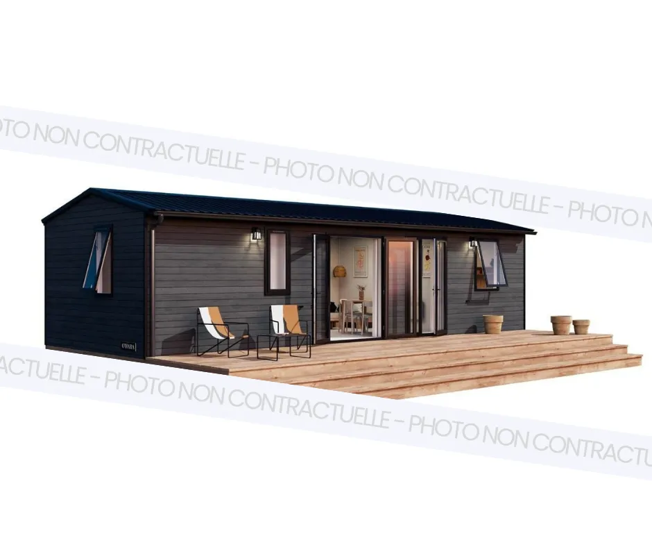 Premium – Mobilheim „Océan“ – 3 Schlafzimmer – 40 M² – 2 Badezimmer – Neuheit 2027