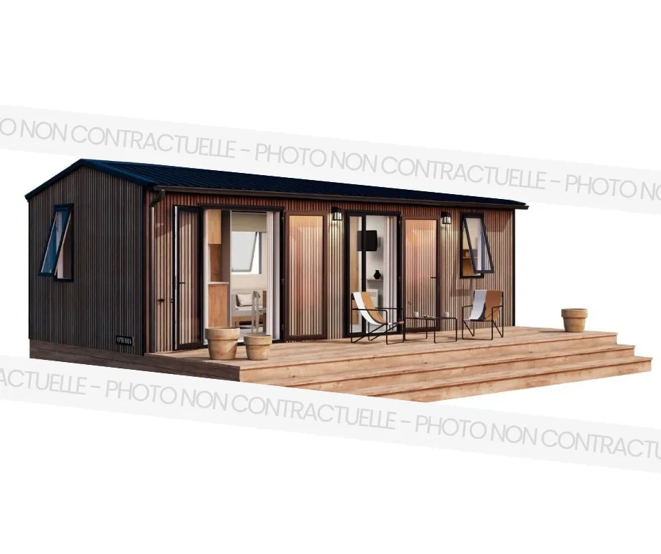 Premium – Mobilheim „Galet“ – 2 Schlafzimmer – 31 M² – 1 Badezimmer – Neuheit 2027