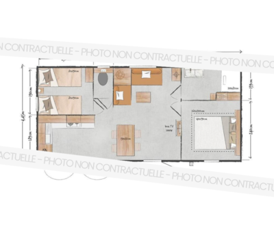 PREMIUM - Sunday - Galet Mobile Home - 2 bedrooms - 31 m² - 1 bathroom - New for 2027