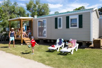 Mietunterkunft - Mobilheim Tautavel  - Klimaanlage, Tv - Camping Cala Gogo