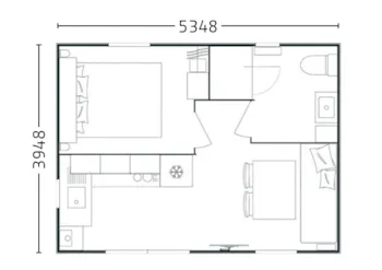 Mietunterkunft - Mobilheim Cupidon - Klimaanlage - Tv - Camping Cala Gogo