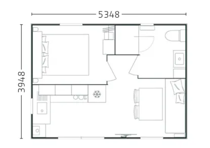 Mobilhome Rivesaltes - Aire Acondicionado - Tv