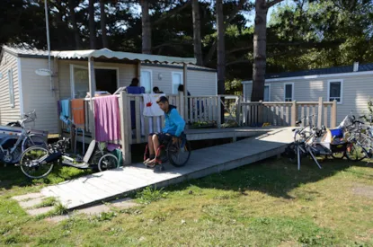 Mobilhome Confort 32M² Accesso Portatori Handicap (2 Camere + Terrazza)