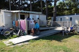 Accommodation - Mobile Home Confort 32M² Wheelchair Friendly (2 Bedrooms With Terace) - Camping de l'Océan