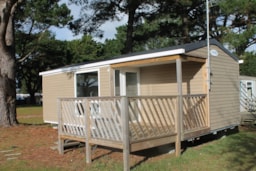 Huuraccommodatie(s) - Starcaravan Confort 25M² (2 Kamers) + Half-Schaduwrijk Terras - Camping de l'Océan