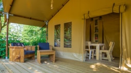 Mietunterkunft - Slow Lodge - 2 Schlafzimmer, Ohne Sanitäranlagen - Camping Seasonova Saint Michel