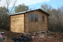 Accommodation - Shelter 12M2 - Le Camping de Lalbrade