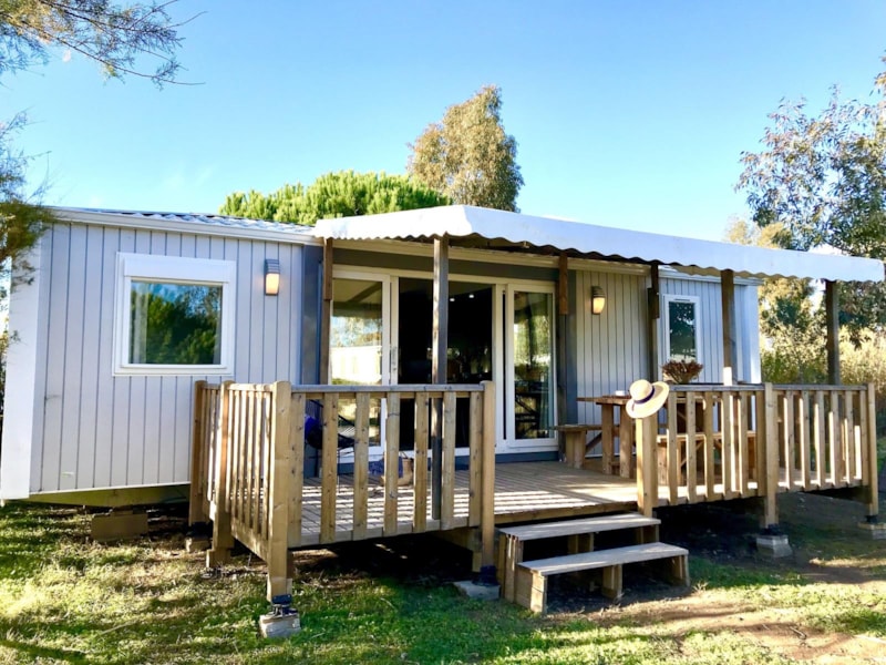 Mobil Home Laurier Grand Confort Climatisation avec terrasse 3 chambres