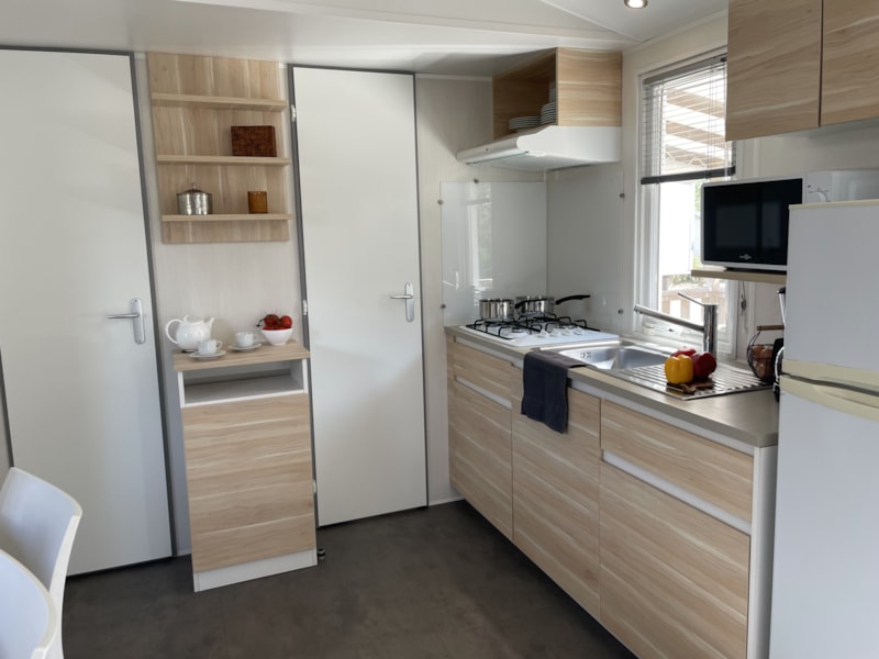 Mobil Home Murier Climatisation avec terrasse 3 chambres