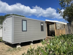 Huuraccommodatie(s) - Starcaravan Eucalyptus Confort Air Conditioning Met Terras 2 Bedrooms - Camping les Fontaines