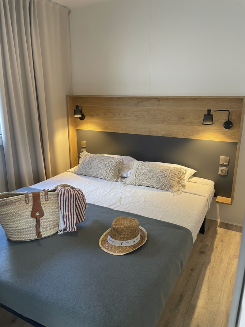 Mobil Home Eucalyptus Confort Climatisation avec terrasse 2 chambres