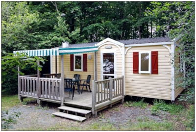 Mobilhome - 29 m², WC, shower, terrace