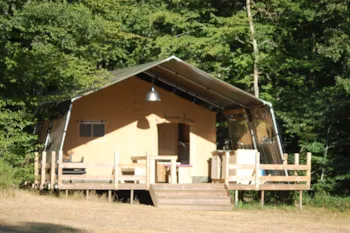 Mietunterkunft - Safari-Zelt 65M² Mit Toilet Und Badewanne - Creuse Nature Naturisme
