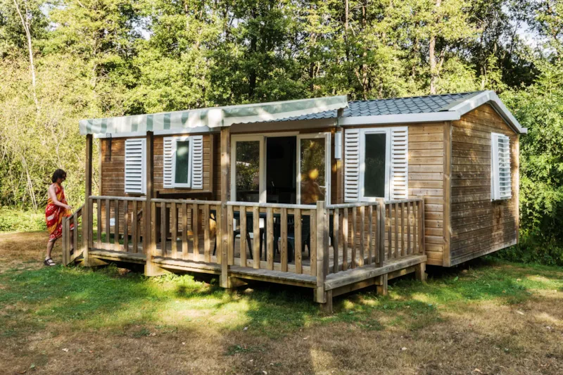 Mobil-Home 32M² Wc-Terrasse-Douche-Clim