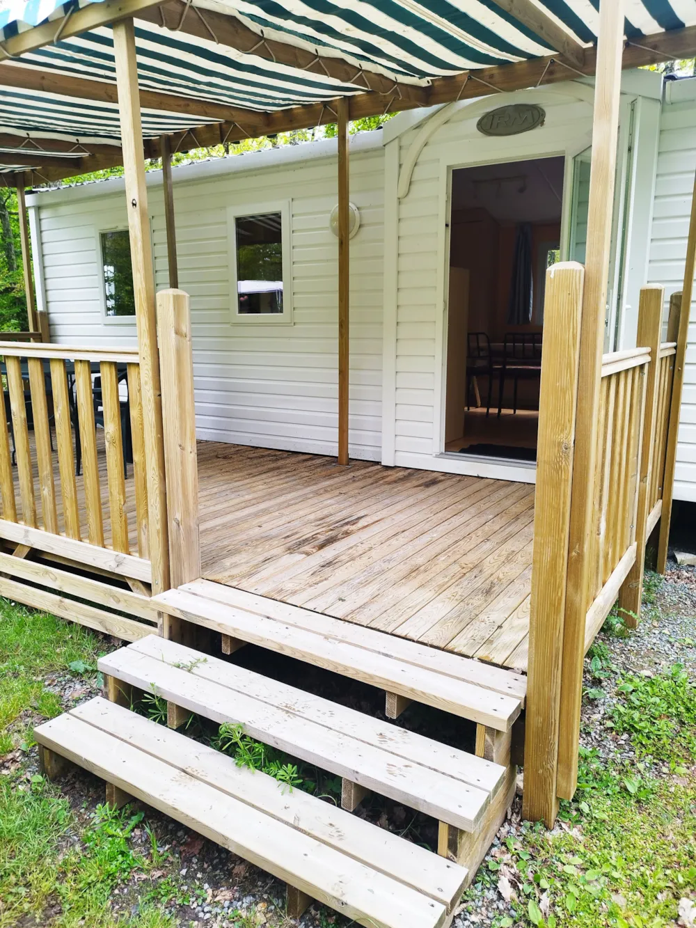 Location - Mobil-Home 32M² Wc-Terrasse-Douche - Creuse Nature Naturisme