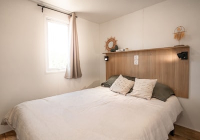 Mobilhome - 29 m², airconditioning,  WC, shower, terrace