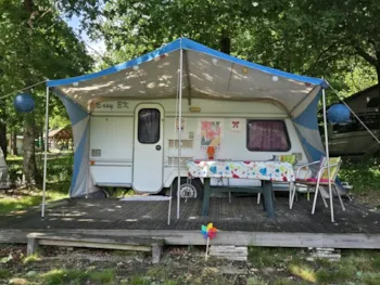 Huuraccommodatie(s) - Caravan Voor 1 À 2 Personen - Creuse Nature Naturisme