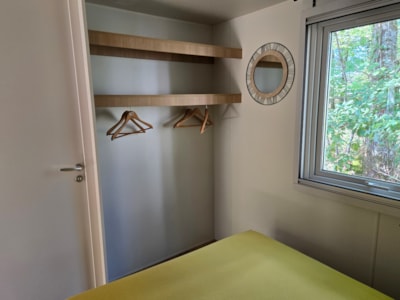 Mobile home - 20 m², restroom, patio - 1 to 2 people