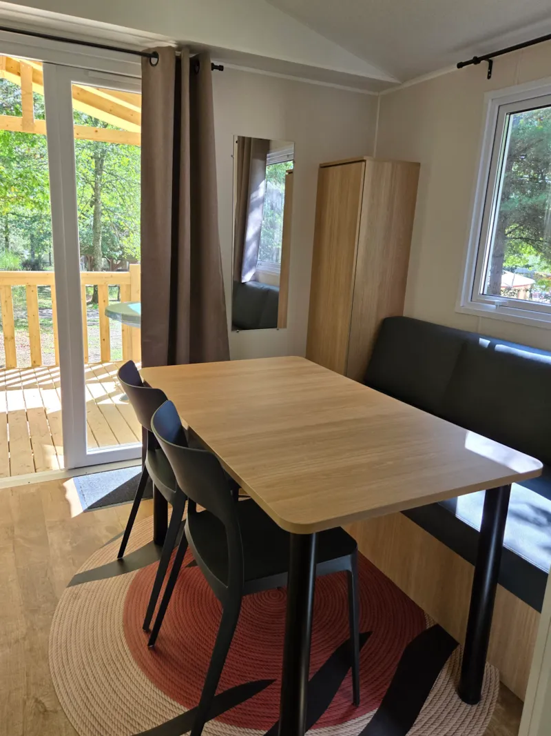 Mobile-Home - 20 M², Wc, Terrasse - 1 À 2 Personnes
