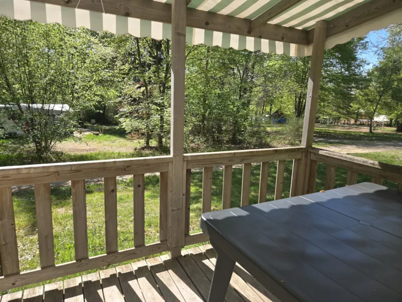 Mobile-Home - 29M2 - Wc, Douche, Terrasse - 1 À 2 Personnes