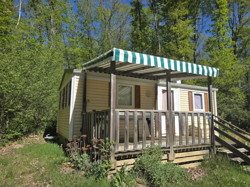 Mobile-Home - 29M2 - Wc, Douche, Terrasse - 1 À 2 Personnes