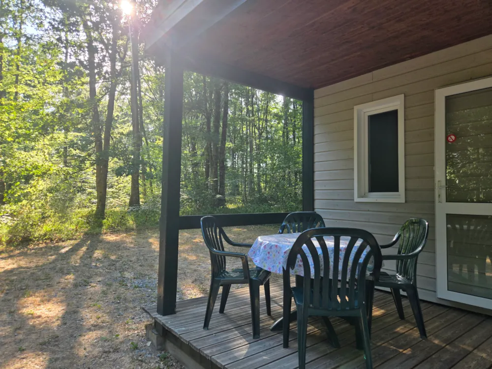 Location - Chalet - 25 M², Wc, Douche, Terrasse - Creuse Nature Naturisme