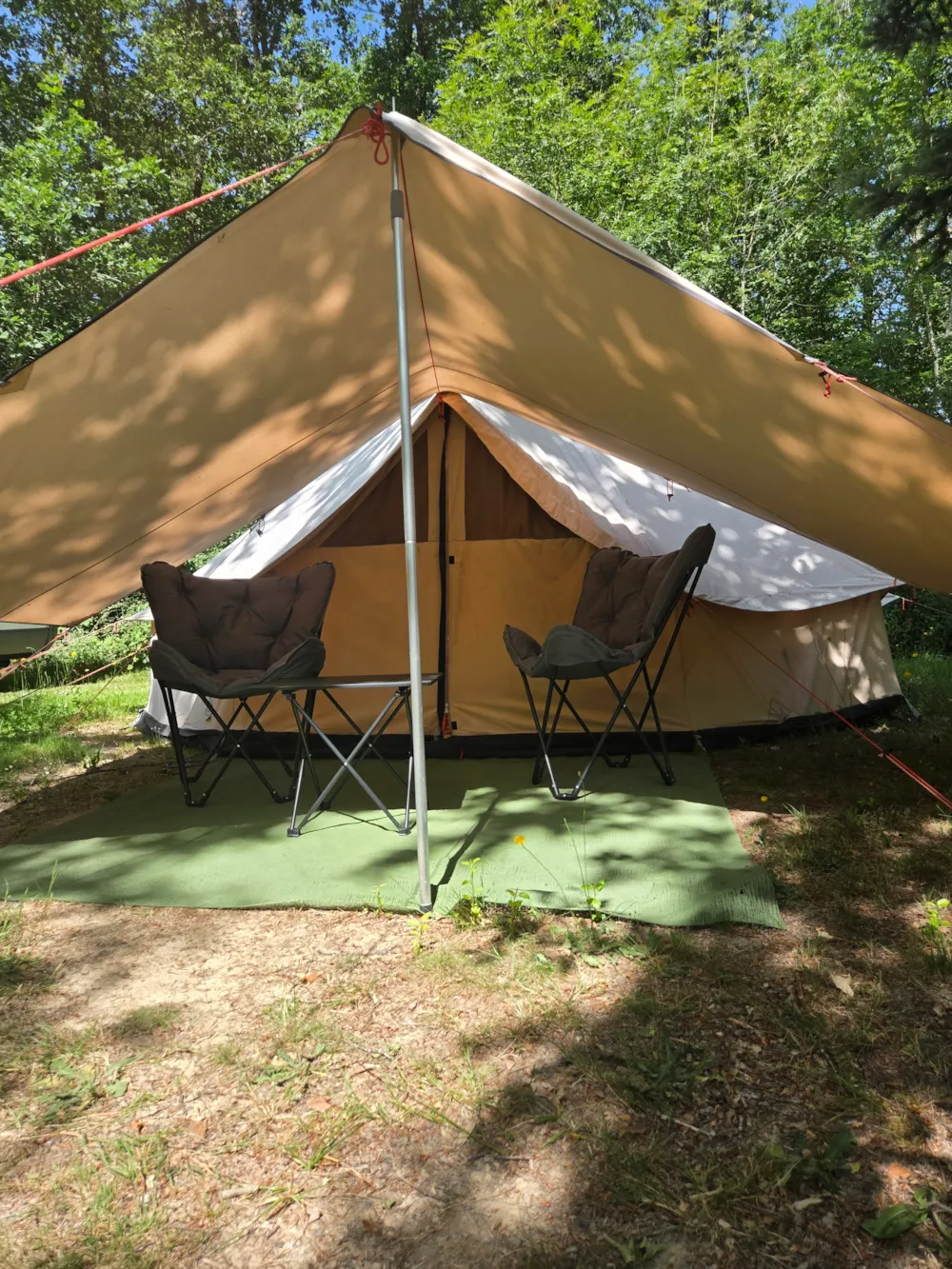 Location - Tente Tipi 1 À 2 Personnes - Creuse Nature Naturisme