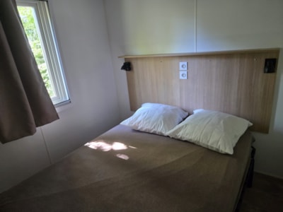 Mobilhome - 29 m², airconditioning,  WC, shower, terrace