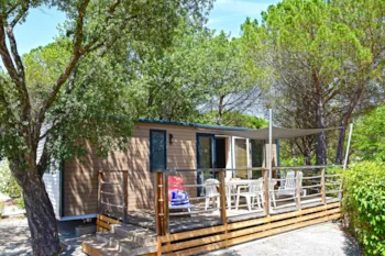 Mietunterkunft - Mobilheim  Phoenix 32M² - 3 Zimmer - Mit Klimaanlage - Camping La Baume La Palmeraie