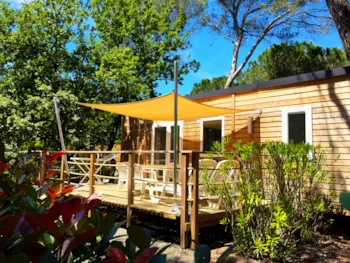 Mietunterkunft - Mobilheim  Phoenix 30M² - 2 Zimmer - Mit Klimaanlage - Camping La Baume La Palmeraie