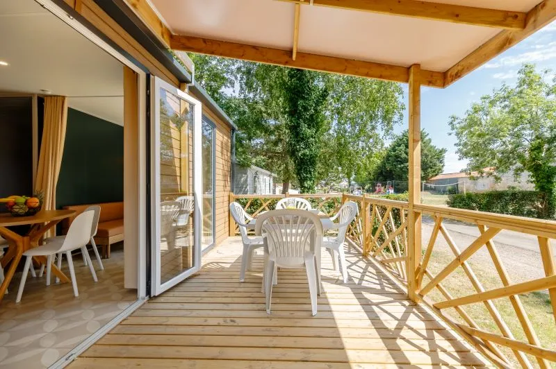 Mobil-Home « Excellence »  2 Chambres Clim, Tv