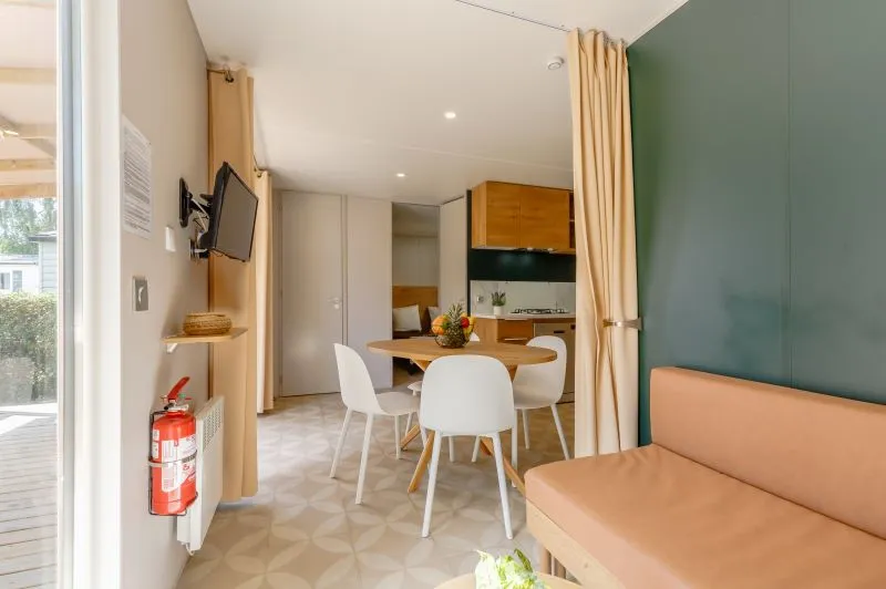 Mobil-Home « Excellence »  2 Chambres Clim, Tv