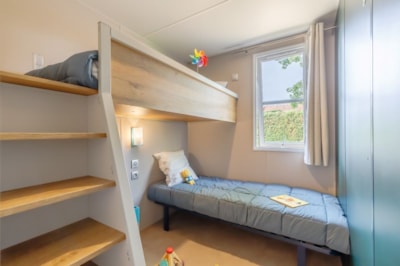 Mobile-home « PREMIUM » 3 bedrooms TV with *SPA*,  air conditioning, tv