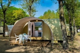 Huuraccommodatie(s) - Tent 'Coco Sweet' - 16M² - 2 Slaapkamers - Camping Ca'Savio