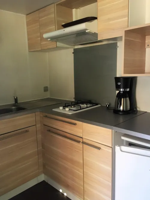 Accommodation - Mobil-Home Ohara 1 Bedroom - Sheltered Terrace (2 Adults + 1 Child - 10 Y. Old)Air Conditioning+Wifi - image n°2 - International Camping