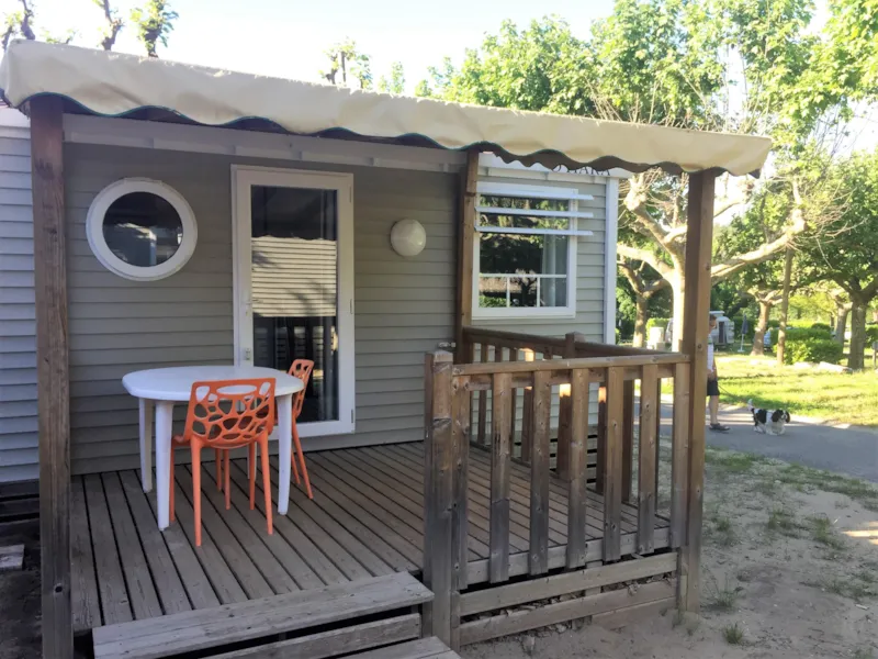 Mobil-Home Ohara 1 Chambre - Terrasse Couverte (2 Adultes + 1 Enfant - 10Ans) Climatisé+Wifi