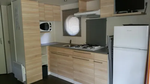 Accommodation - Mobil-Home Ohara 2 Bedrooms - Sheltered Terrace- Air Conditioning +Wifi - image n°2 - International Camping