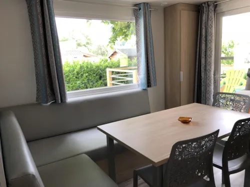 Mietunterkunft - Mobilheim Rapidhome 2018 Alizé 3 Zimmer - Halbüberdachte Terrasse + Klimaanlage + Wifi - image n°3 - International Camping