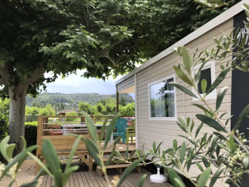 Mietunterkunft - Mobilheim Rapidhome 2018 Alizé 3 Zimmer - Halbüberdachte Terrasse + Klimaanlage + Wifi - image n°2 - International Camping