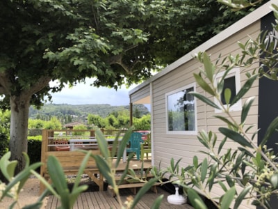 Mobil-home RAPIDHOME 2018 Alizé 3 bedrooms - Half-covered terrace + air conditioning + Wifi