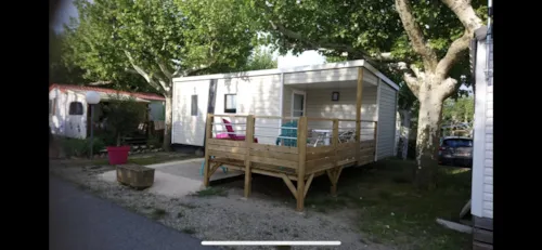 Mietunterkunft - Mobilheim Rapidhome 2018 Alizé 2 Zimmer - Halbüberdachte Terrasse - Mit Klimaanlage - image n°10 - International Camping