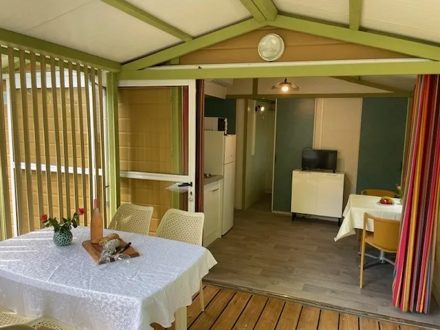 Mobil-Home Moréa 2 Chambres - Climatisation - Terrasse Couverte - Wifi